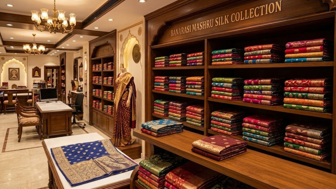 Banarasi Mashru Silk Saree